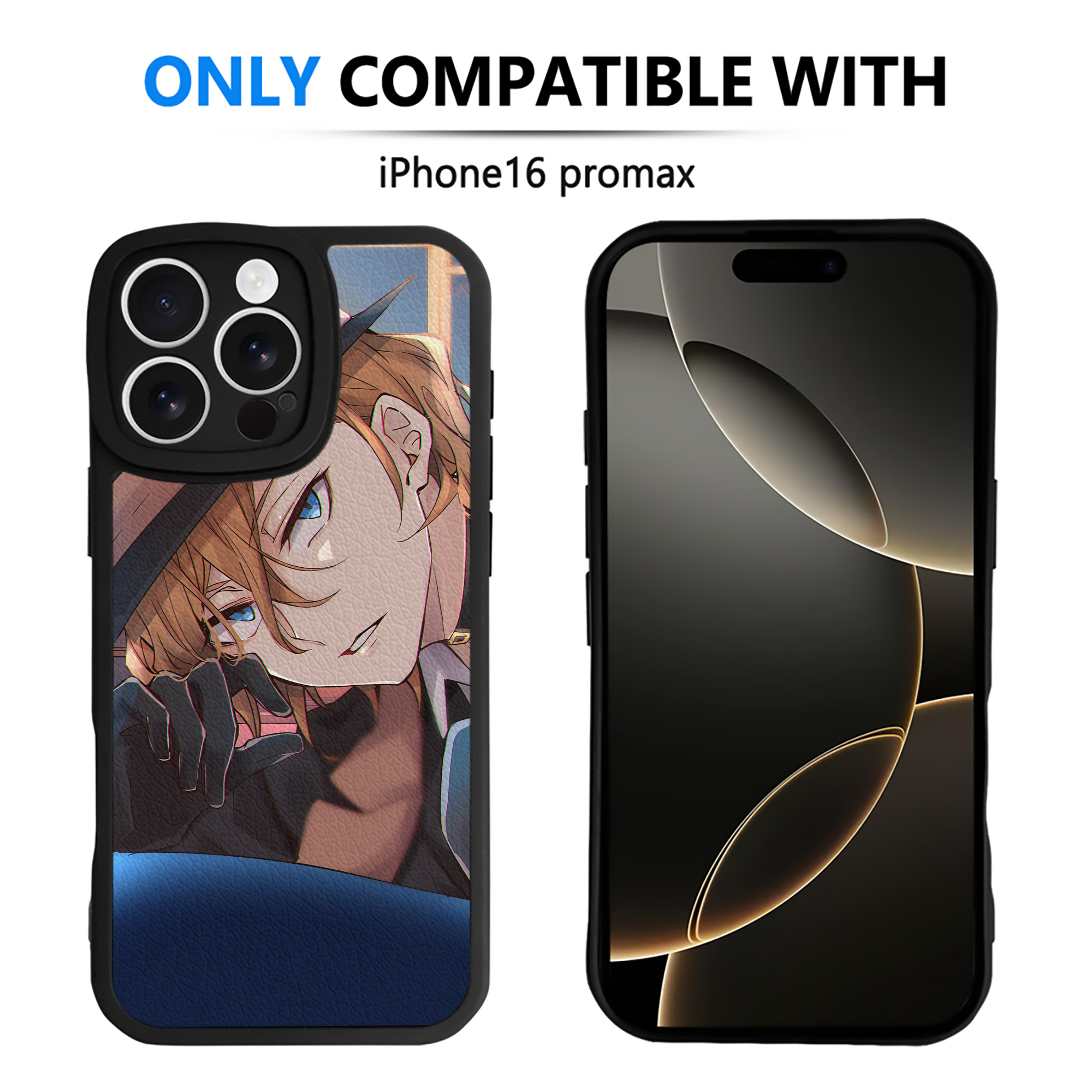 （画像用） 文豪ストレイドッグス Bungo Stray Dogs 【iPhone 16シリーズ対応】シリコンスマホケース（レザー調） 材質：シリコン